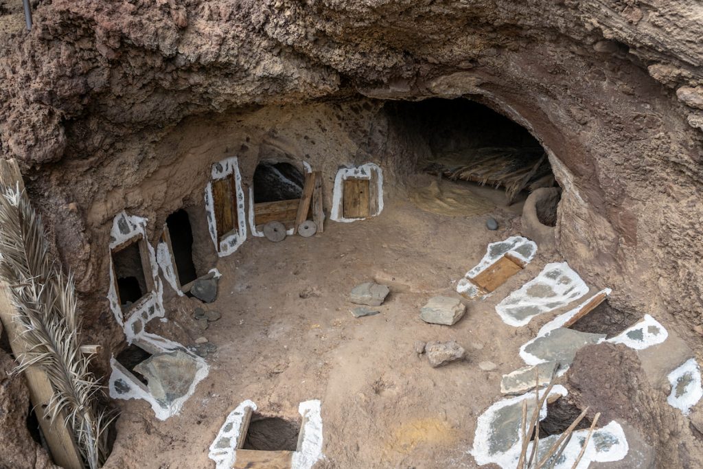 Cenobio de Valeron, archeological site, aboriginal caves in Grand Canary 