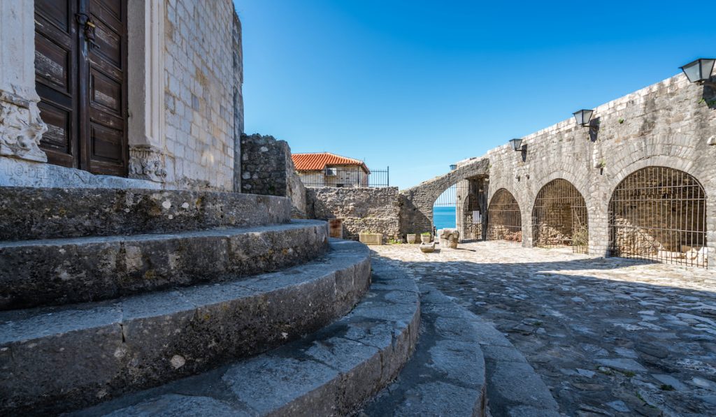 Entrance to Archaeological Museum in Ulcinj 